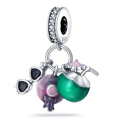 Silver Elegance Key Ring DIY Jewelry Accessory for Women 925 Sterling Silver HYC006
