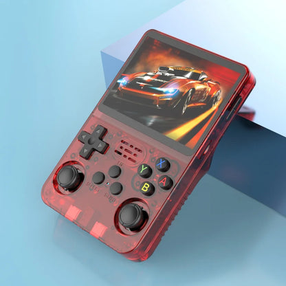 R36S 128GB Retro Handheld Game Console Linux 3.5 Inch IPS Screen Portable Pocket Player Dual Joysticks 15000 Games Expandable 64GB 256GB Kid Gift