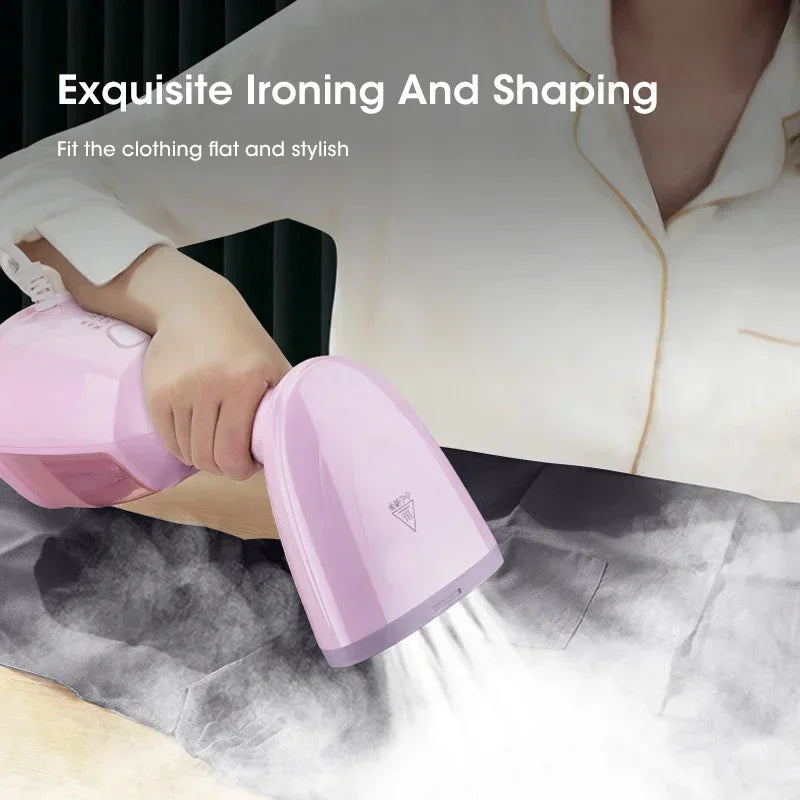 1500W Handheld Garment Steamer For Clothes 330ml Portable Electric Steam Iron For Travel Use