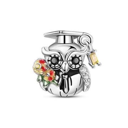 Genuine 925 Sterling Silver Heart Charm Bead for Mother's Day Bracelet Gift