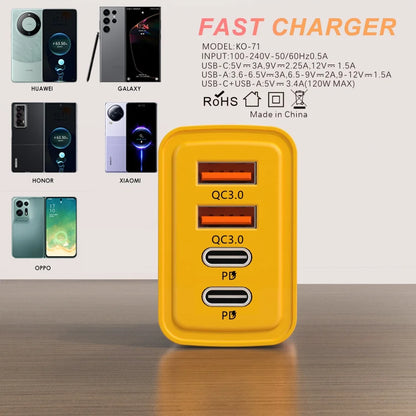 Xiaomi 120W Ultra Fast GaN USB C Charger Quick Charge 3.0 Type C Power Adapter For iPhone Samsung And Xiaomi