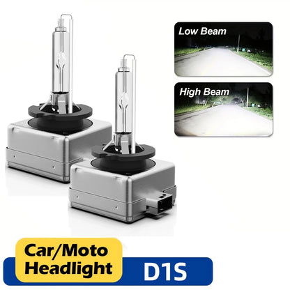 Universal 12V Xenon LED Headlight Bulb Replacement Kit 6000K Brightness with 360 Degree Beam Angle