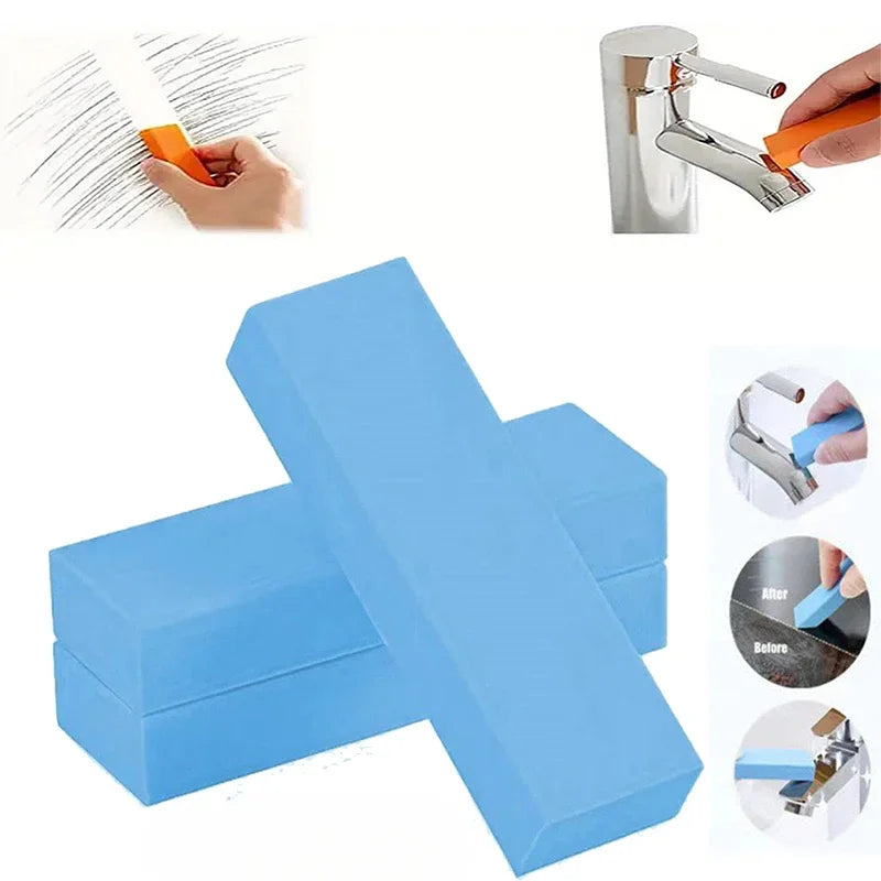 Effective Limescale Eraser for Glass and Rust Brush Tools Orange