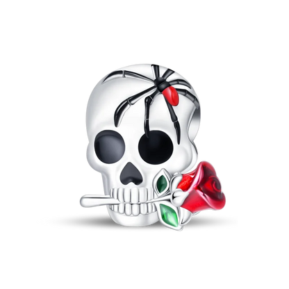 Sterling Silver Halloween Skull Bat Pumpkin Charm Pendant for DIY Jewelry SMC6248