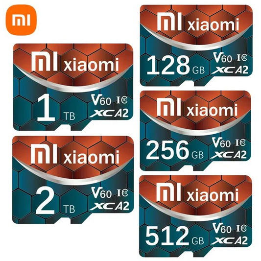 Xiaomi High Speed Class 10 V30 TF SD Card Available In 128GB 256GB 512GB 1TB 2TB With USB 3.0 Type C 2 In 1 Pen Drive Adapter Compatible With Nintendo Switch PC Mobile
