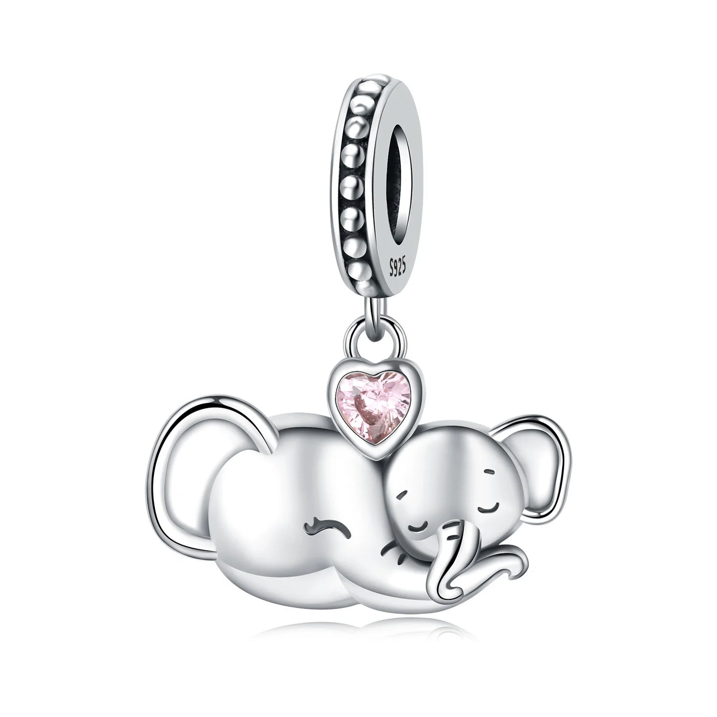 925 Sterling Silver Cute Pet Animal Pendant Charm Gift