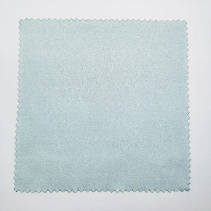 Zavorohin Soft Microfiber Suede Cleaning Cloths for Glasses and Jewelry, 100 Pack, Custom Logo Options
