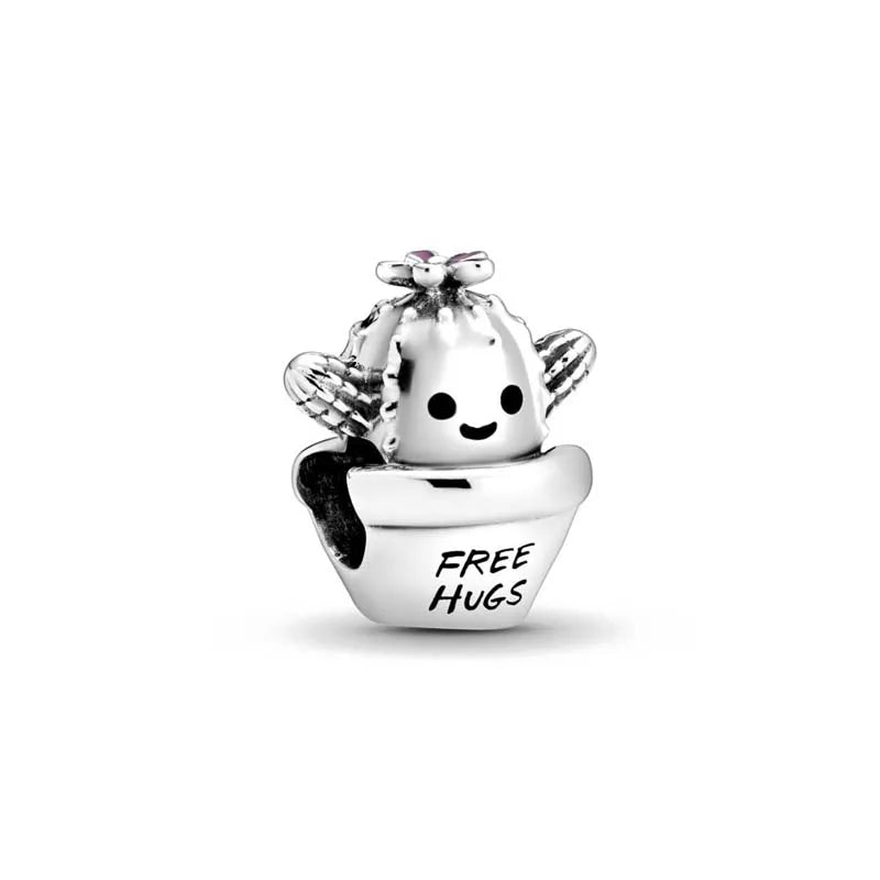 European 925 Sterling Silver Animal Series Charms Beads for Dog Cat Snake Rabbit Jewelry Fit for Bracelets and Necklaces for Women