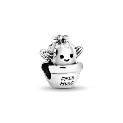 European 925 Sterling Silver Animal Series Charms Beads for Dog Cat Snake Rabbit Jewelry Fit for Bracelets and Necklaces for Women