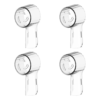 Toothbrush Dustproof Covers Caps Compatible With Braun Oral B iO Protector Clear-4 Pcs