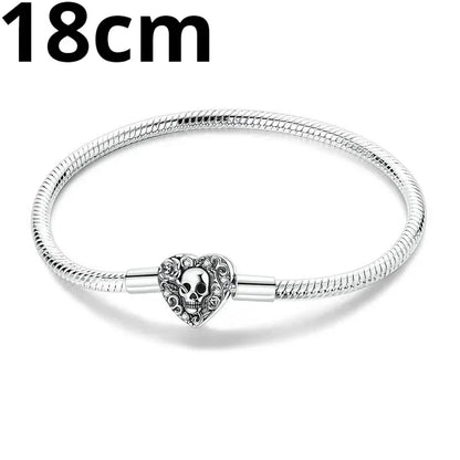 925 Sterling Silver Adjustable Gold Cross Virgin Mary Blue Eye Zircon Charm Bracelet for Women Birthday Gift