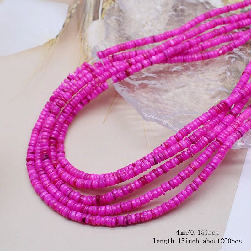 Natural Freshwater Mother of Pearl Shell Beads for DIY Jewelry Making