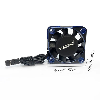 YSIDO WaterProof High Speed Cooling Fan for RC Cars WP-4010BL