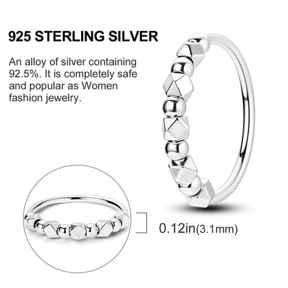 Elegant 925 Sterling Silver Heart-Shaped Zircon Star Moon Ring for Women SER111