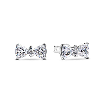 2025 European 925 Silver Moon Sun Bow Earrings Exquisite Charm Jewelry Gifts for Women