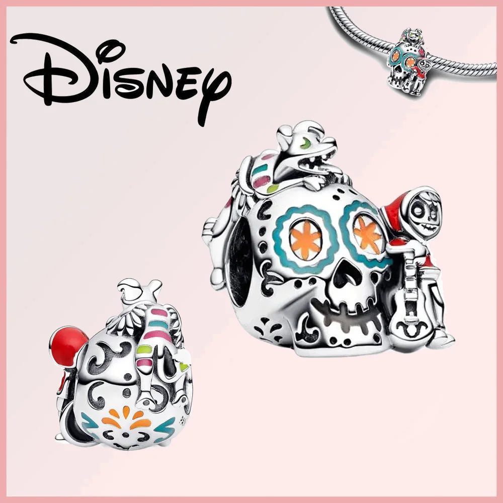 Disney 925 Sterling Silver Stitch Minnie Winnie Dangle