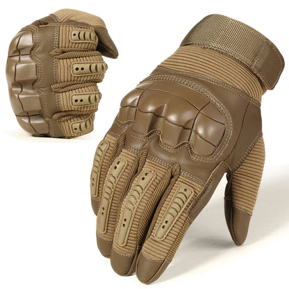 Tactical Gloves TouchScreen Outdoor Sports Gear for Men Brown