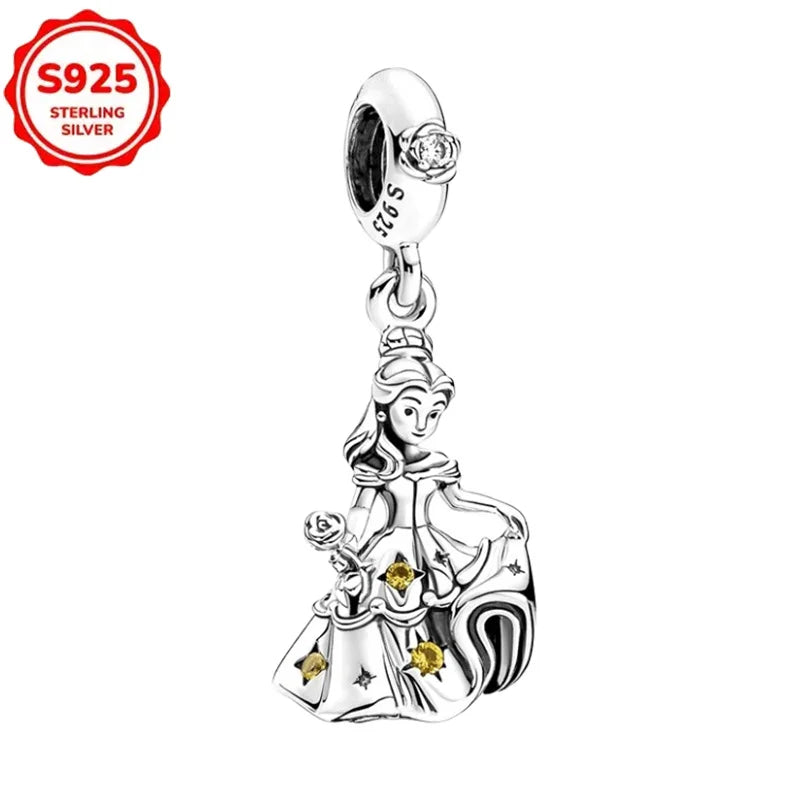 Disney 925 Sterling Silver Pixar Character Bead Charm