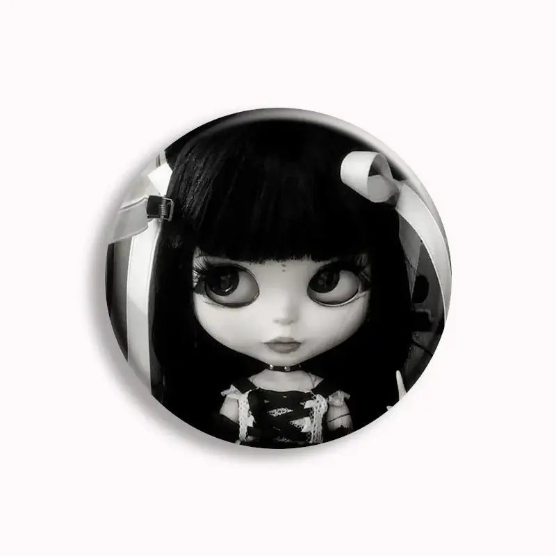 Music Blythe Doll Gothic Style Button Pin Brooch Badge 9