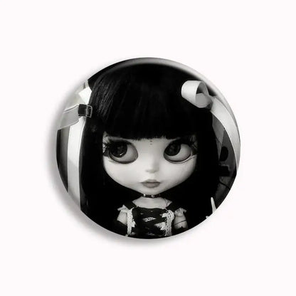 Music Blythe Doll Gothic Style Button Pin Brooch Badge 9