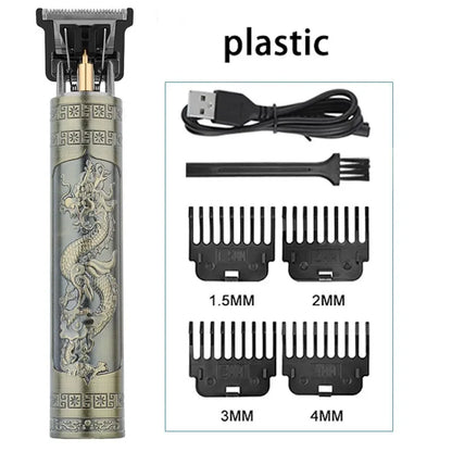 V-Vimika T9 Electric Hair Clipper with LCD Display Stainless Steel Precision Trimmer for Men Fast Charging Wet and Dry Use