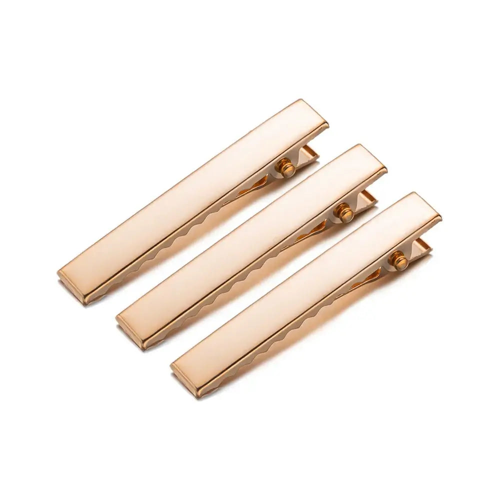 KC Gold Flat Alligator Clips Kit for DIY Crafts and Jewelry Making - 20/50pcs KC Gold