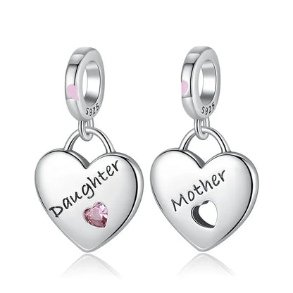 Sterling Silver Purple Murano Pansy Flower Dangle Charm for Women Bracelet and Necklace Jewelry Gift