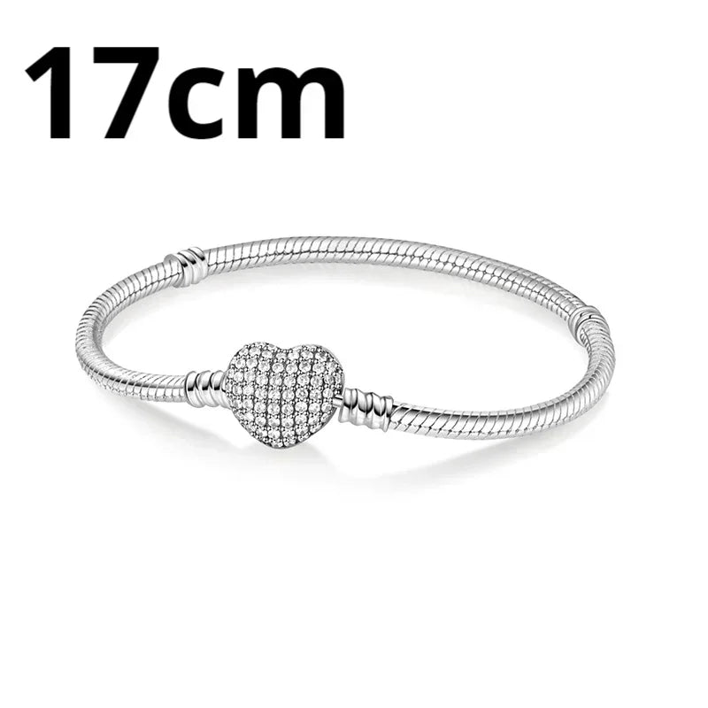 925 Sterling Silver Adjustable Gold Cross Virgin Mary Blue Eye Zircon Charm Bracelet for Women Birthday Gift