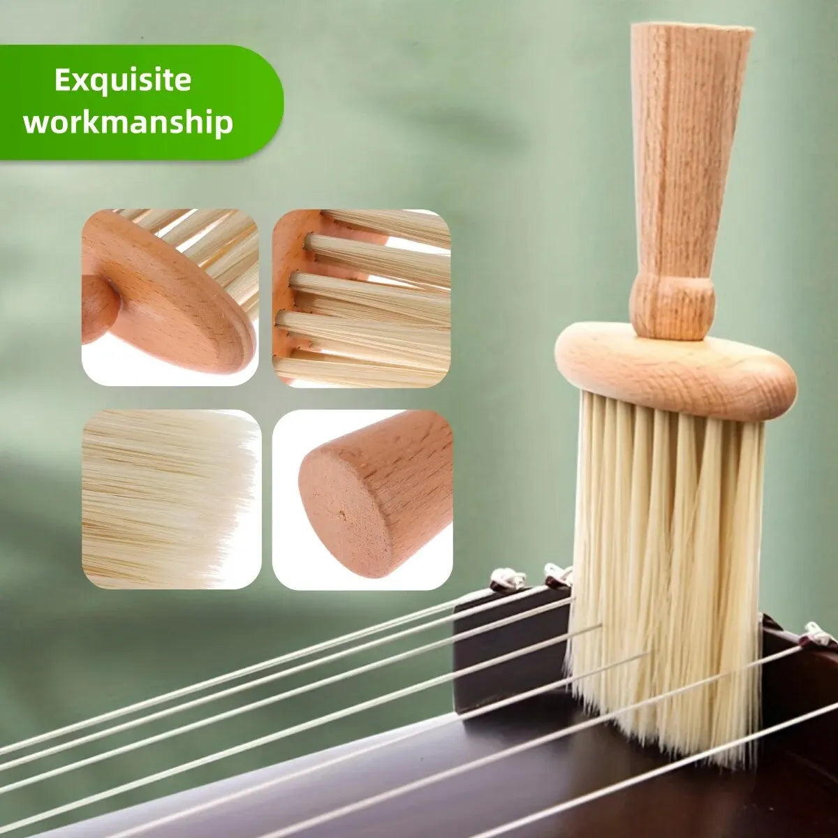 Miwayer Universal Violin Cleaning Brush for Instruments Clean