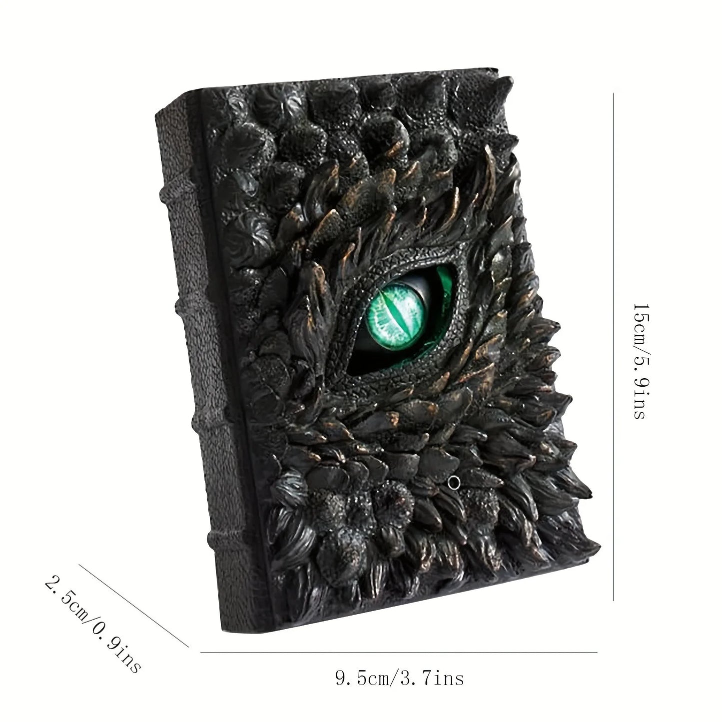 3D Halloween Dragon Eye Resin Book Decoration Ornament