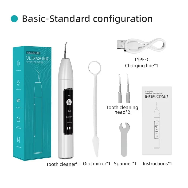 Xiaomi Real Ultrasonic Teeth Cleaning Kit for Gum Care White Non-visible