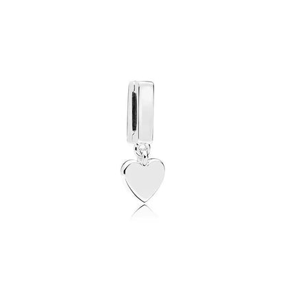 Reflection Charm Clip Sunflower Heart Star Clover DIY Bead for 925 Silver Bracelet Necklace Jewelry Accessories for Women