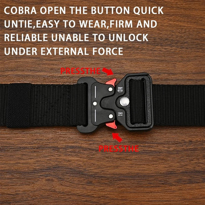 Men's Belt Outdoor Multi Function High Quality Canvas Belt