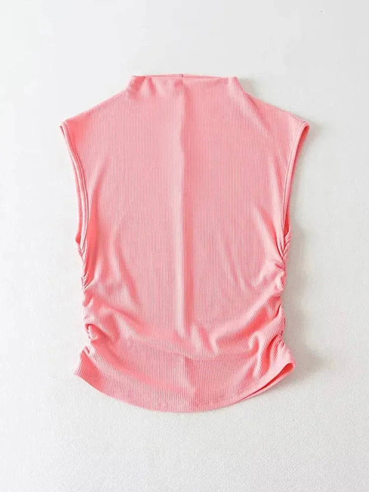 Summer Crop Tank Top Women E Girl Rave Colorful Tee