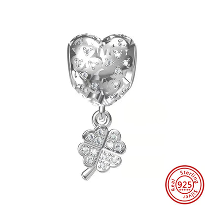 Fit Pantaro 925 Sterling Silver Bracelet with Snowflake Moon Sun Charms and Sparkling Beads N527