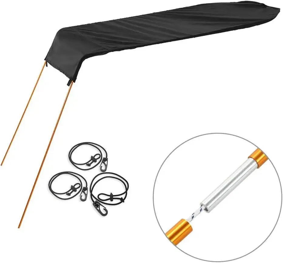 Kayak Sun Shade Awning Tent Inflatable Boat Canopy Sunscreen Rain Protector Detachable Drifting Shelter