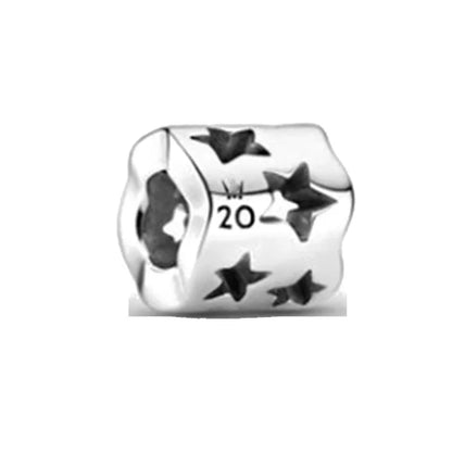Exquisite 925 Silver Car Bead Cross Pendant for European Bracelets Stylish DIY Jewelry for Women