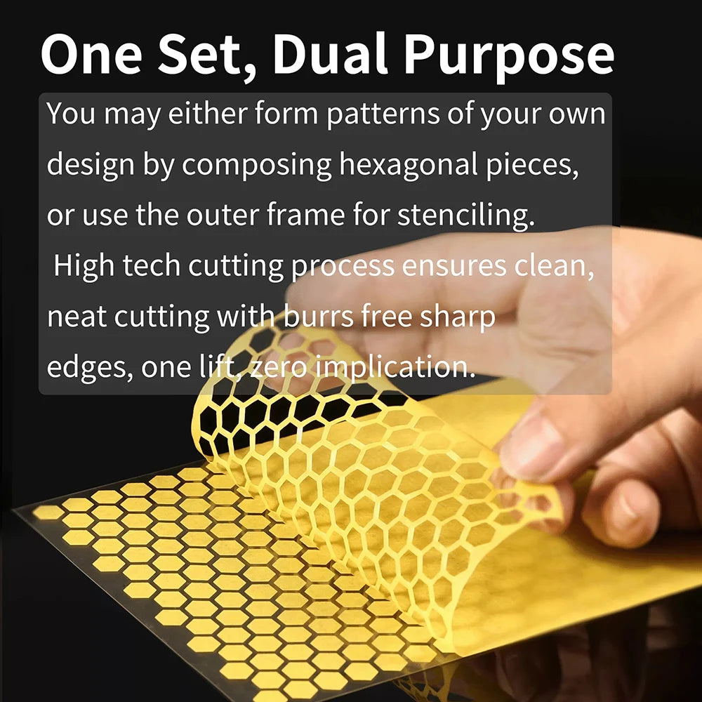 DSPIAE Digital Camouflage Hexagonal Masking Tape For Tanks