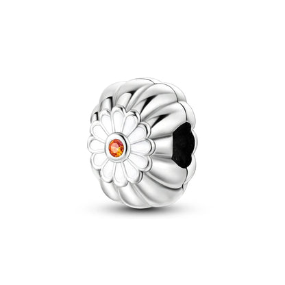 925 Silver Flower Charms Sunflower Tulip Pendants for Bracelet Jewelry Making KTC674