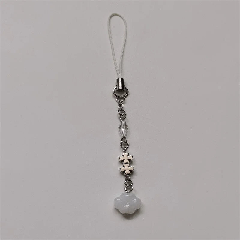 Kimi Ni Todoke Anime Inspired Beaded Phone Charm Chain Y2K Handmade Keychain