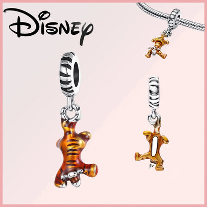 Disney 925 Sterling Silver Stitch Minnie Winnie Dangle
