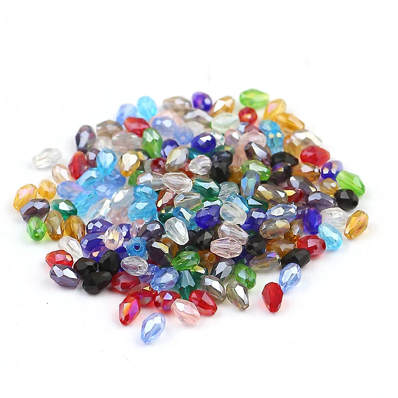 Exquisite Austrian Crystal Beads 3x5mm 100PCS for DIY Jewelry Bracelets and Necklaces