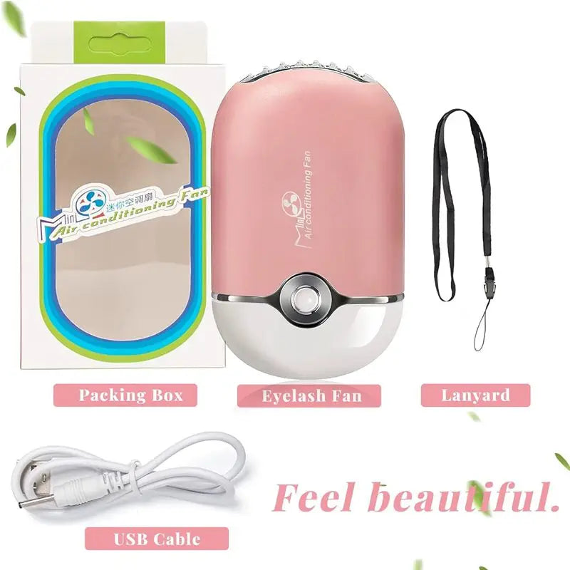 Usb Rechargeable Portable Mini Fan Bladeless Handheld Dryer