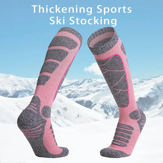 Women Thermal Ski Socks Heavy Cushion Arch Support Hiking