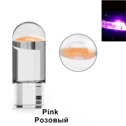 10 Pack T10 W5W COB LED 6000K White 12V License Bulbs