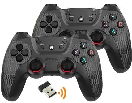 Boyhom Wireless Dual Player 2.4G Gamepad Joystick For Linux PC Smart TV Game Box And Game Stick