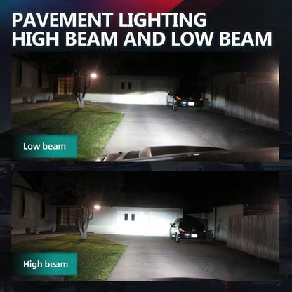 Ultra-Bright LED Headlight Bulbs 9005 HB3 H10 28000LM 250W CSP 3570 Chips 6000K White IP68 Waterproof