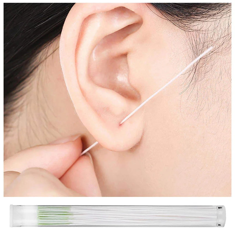 120/60Pcs Ear Piercing Cleaning Tool for Effective Dirt Odor Removal