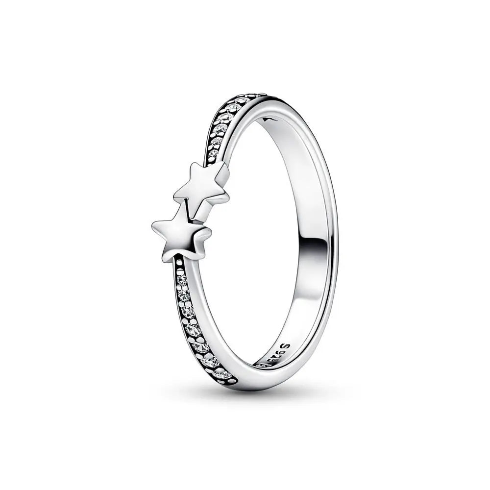 Heartfelt Elegance Red Pink Heart Zircon Ring for Women Sizes 6 to 9 PAR321