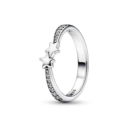 Heartfelt Elegance Red Pink Heart Zircon Ring for Women Sizes 6 to 9 PAR321